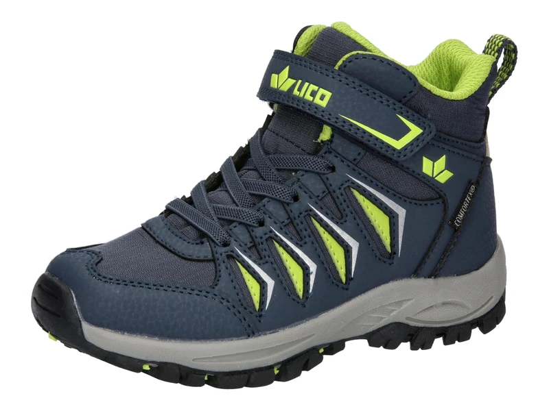 Lico Sines VS Trekking Boots, Marine/Lemon, 13 UK Child
