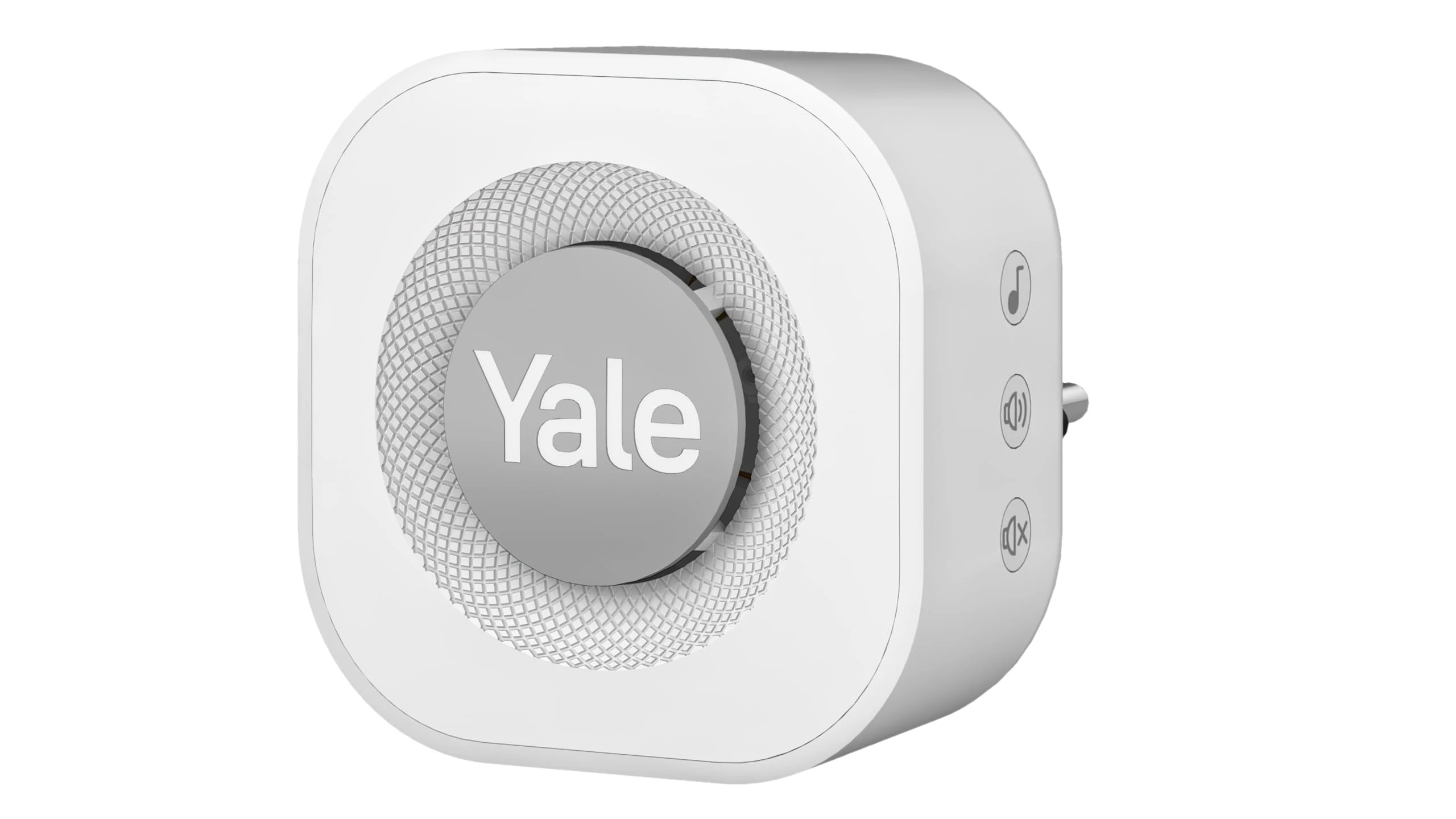 Yale - Doorbell Chime [NO SUBSCRIPTION REQUIRED] Indoor Chime - Selectable Ring Tones - Plug-in Installation - EU & UK Power Modules - Accessory Compatible with Yale Smart Video Doorbell