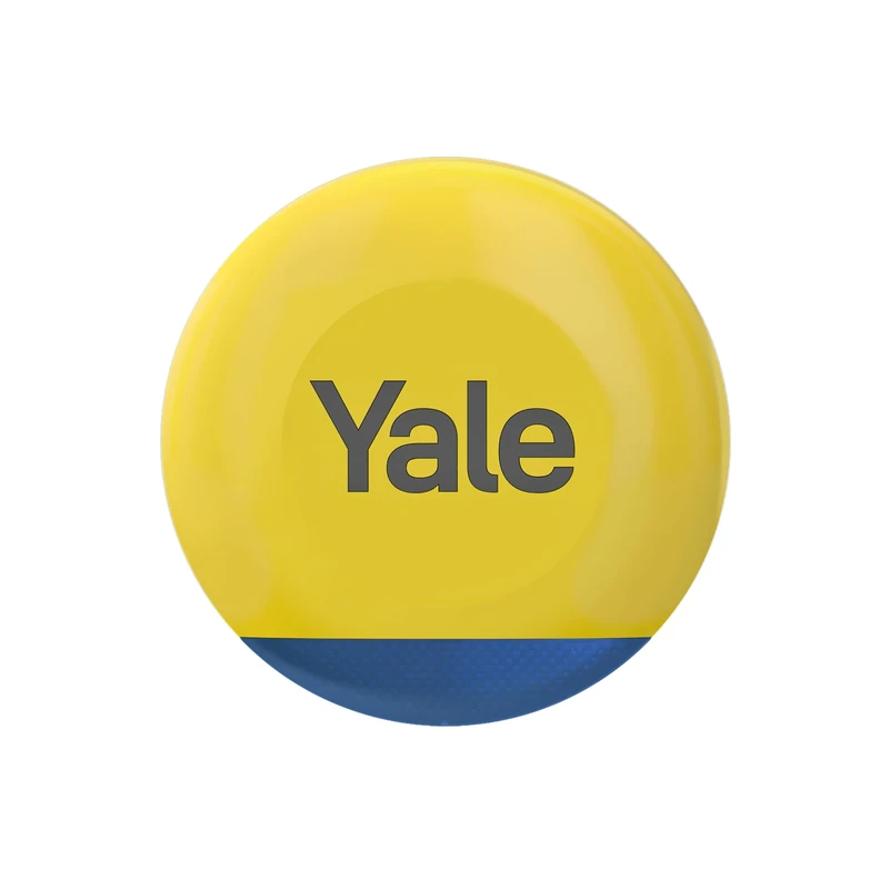 Yale Outdoor Siren Yellow | Up to 100dB Adjustable Siren | Flashing LED Lights | Weatherproof | Real-time Alert | Only Compatible with New Yale Smart Alarm