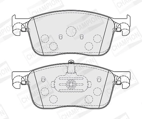 Brake pad set, disc brake Peugeot