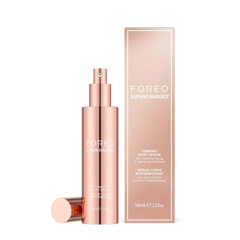FOREO SUPERCHARGED Firming Body Serum, 100 mL, Conductive & Toning, Anti-cellulite, Anti Aging Body Skin Care, 8 types of Hyaluronic Acid, Dermatologically Tested, for All Skin Types