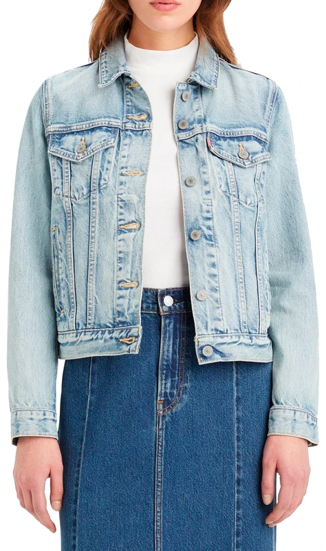 Levi's Original Trucker Needed News Trk Circula, Needed News Trk Circ, L - Image 1