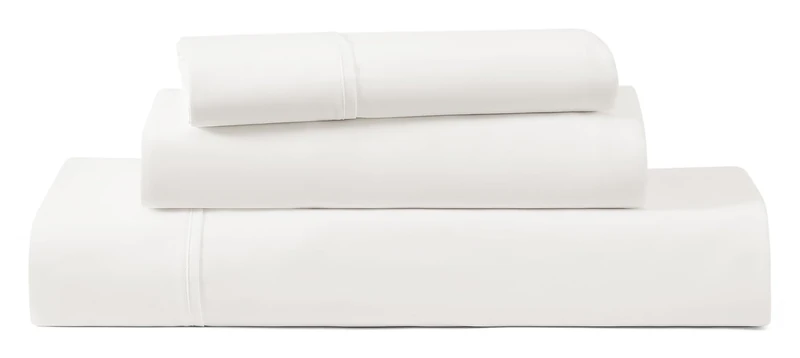 UGG 20932 Alahna Twin XL Bed Sheets and Pillowcases 3-Piece Set Sleep in Luxury Machine Washable Deep Pockets Wrinkle-Resistant Silky Cooling Technology for All-Season Comfort, Twin XL, White