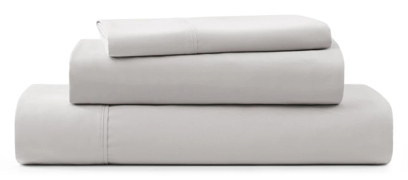 UGG 20929 Alahna Twin XL Bed Sheets and Pillowcases 3-Piece Set Sleep in Luxury Machine Washable Deep Pockets Wrinkle-Resistant Silky Cooling Technology for All-Season Comfort, Twin XL, Stone