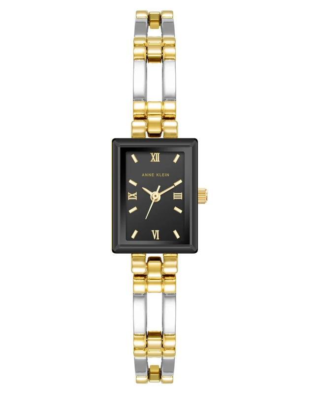 Anne Klein Women's Bracelet Watch,Two-Tone/Black