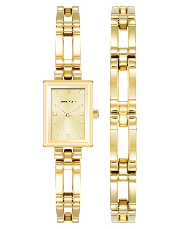 Anne Klein Women's Bracelet Watch,Gold-Tone