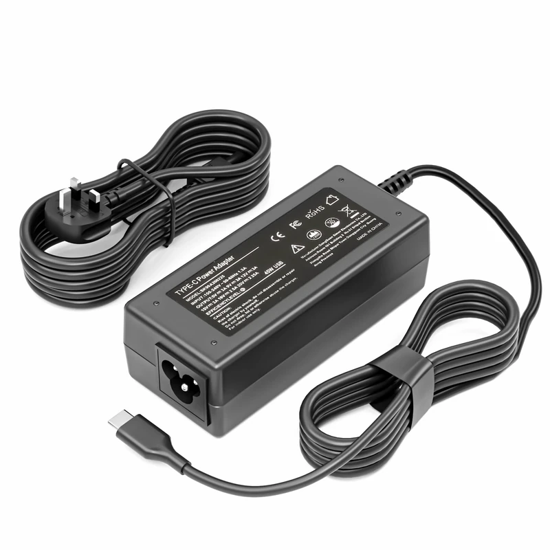 YOBVTBF 45W USB C Charger Compatible with HP, Dell, Acer, Lenovo, Samsung, Asus,Google, Chromebook X360 11 13 14 14A Spectre X360 13 Elite X2 Laptop Charger Type C Power Cord