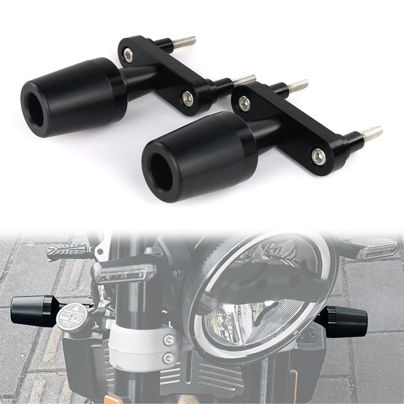 REARACE Motorcycle Frame Sliders Compatible with Husqvarna Svartpilen/Vitpilen 401 2017-2023 Motorcycle Falling Crash Protection Sliders