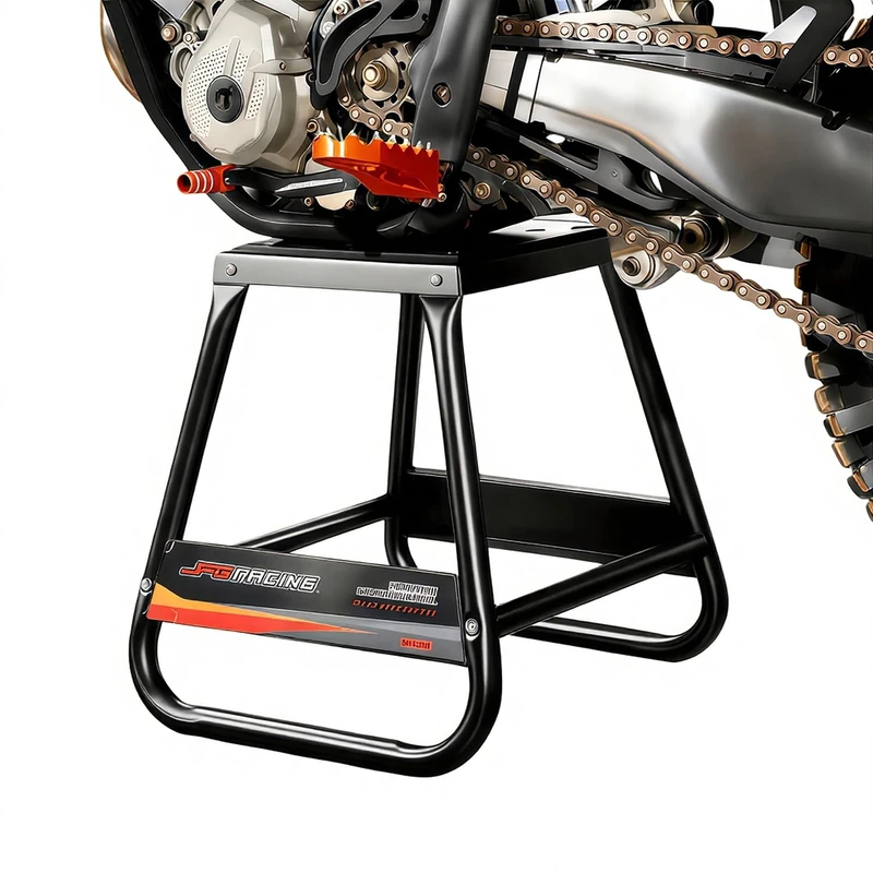 JFG RACING Motorcycle Stand Detachable Dirt Bike Stand Universal Anti-skid Maintenance for Most Motorcycle Dirt Bike Black