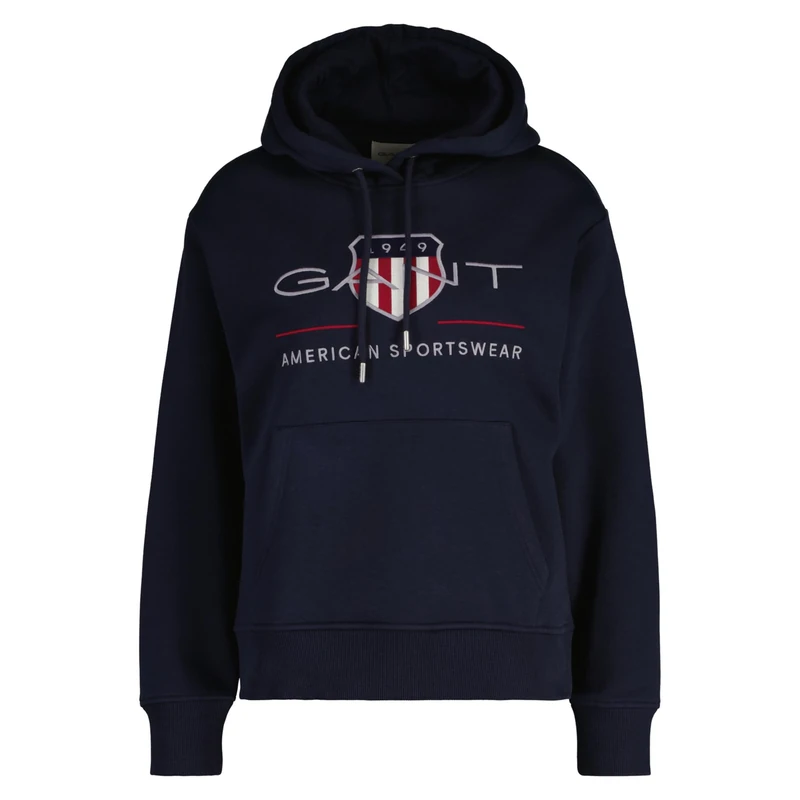 GANT Archive Shield Hoodie, Evening Blue, M