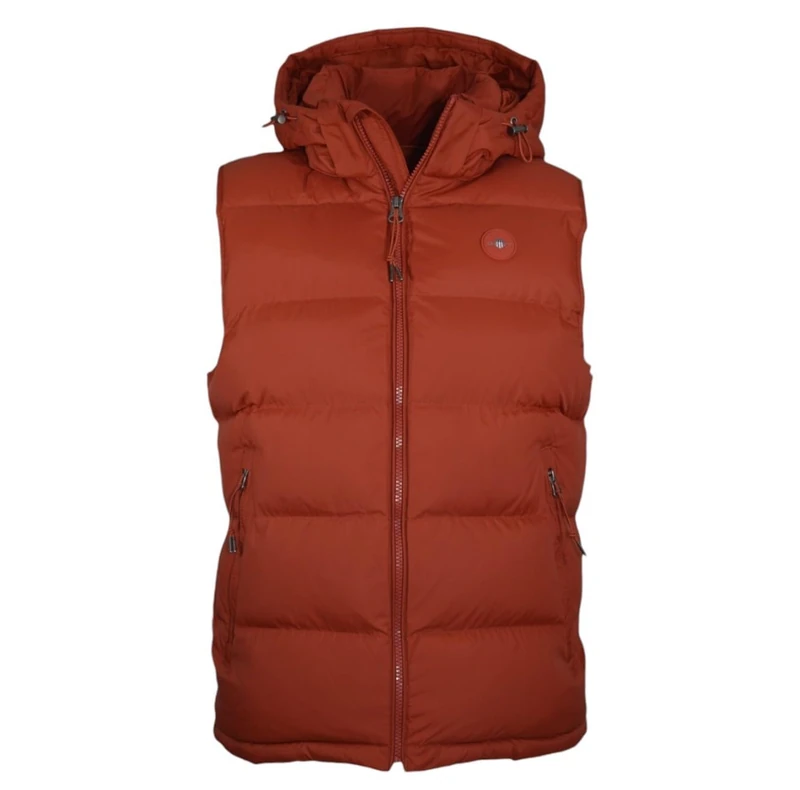 GANT Men's ACTIVE CLOUD VEST Vest, IRON RED,