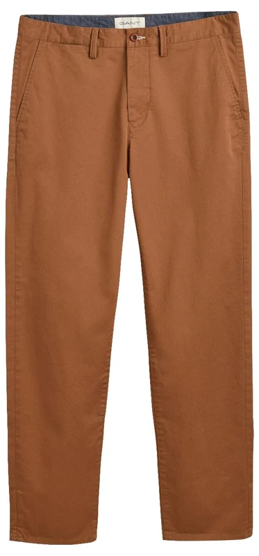GANT Regular Twill Chinos, Roasted Walnut, 36 W/34 L
