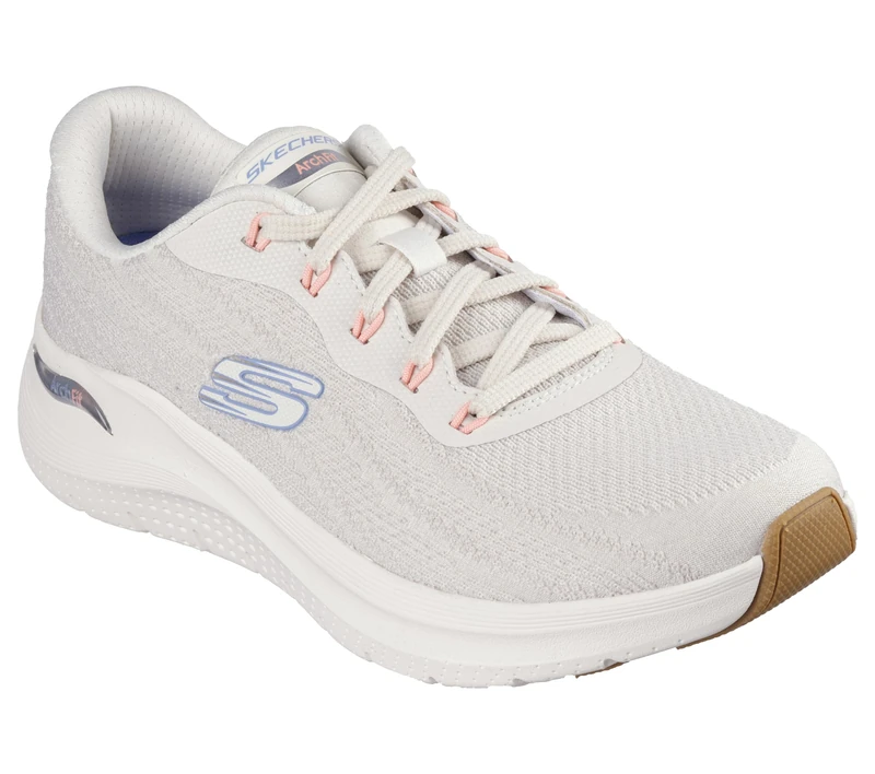 Skechers Women's Arch Fit 2.0-Rich Vision Sneaker, Ntmt=Natural/Multi, 8