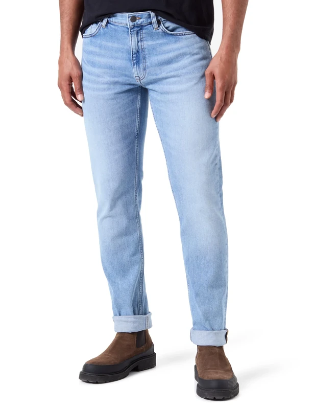 GANT Men's Slim Jeans, Light Blue Vintage, 44W x 34L