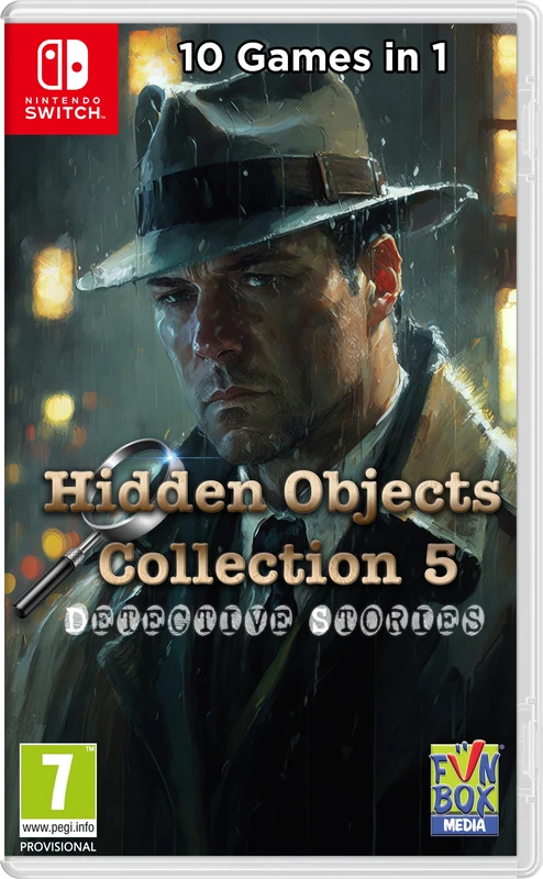 Hidden Objects Collection 5: Detective Stories (Nintendo Switch) Game - ESRB Rating