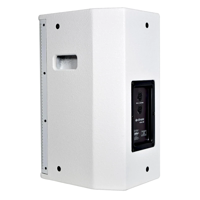 Citronic | Full Range Passive Speaker Cabinets with Wooden Enclosure & Steel Grille | 10" 270W White