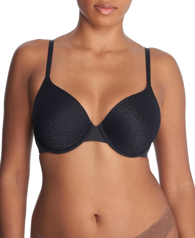 Natori Women's Comfort Evolution Full Fit Memory Foam Convertible Underwire, Black, 32D