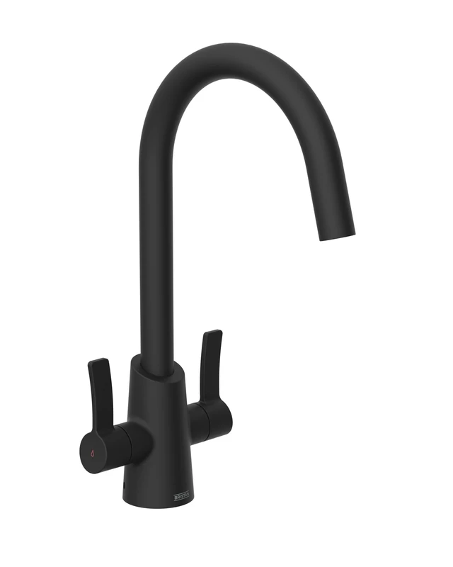 Bristan Acorn Easyfit Kitchen Sink Mixer Black Tap