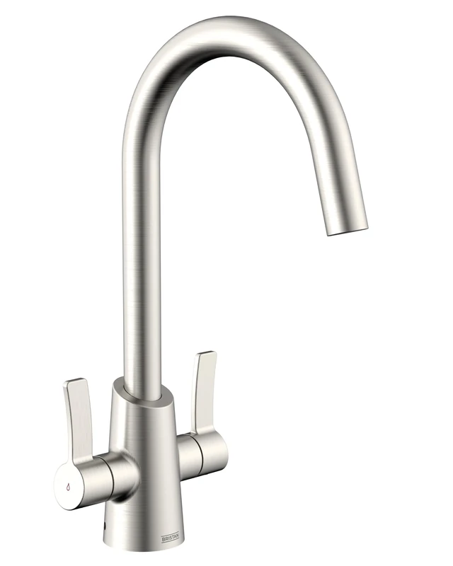Bristan Acorn Easyfit Kitchen Sink Mixer Stainless Steel Tap