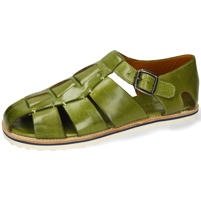 Melvin & Hamilton Men's Sam 29 Sandal, Green, 9 UK