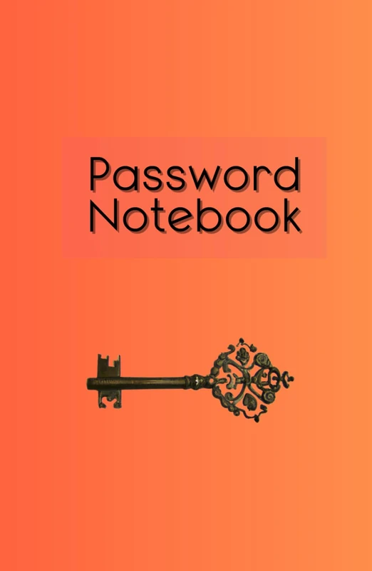 Password Notebook: Elegant, Smart, and Practical Logbook with Tables in Alphabetical Order Offering Secure Password Organization for Computer & Internet Website Logins (Red Journal, 110 Pages)