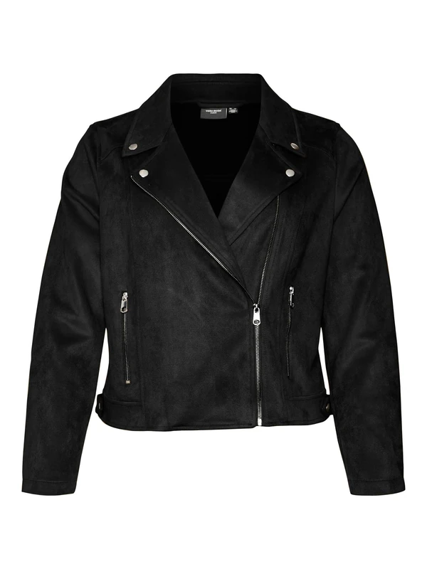 VERO MODA Faux Leather Jacket VMCJOSE Jacket Black, 48