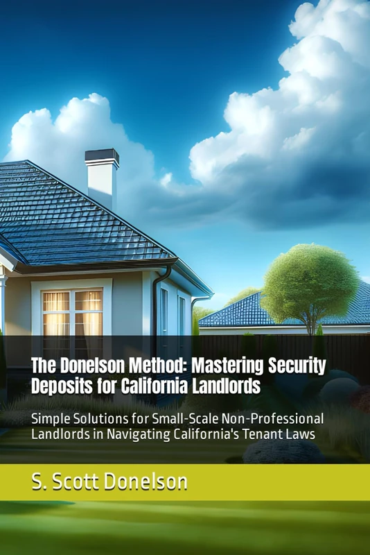 The Donelson Method: Mastering California Security Deposits: Simple Solutions for Small-Scale Non-Professional Landlords in Navigating California's Tenant Laws - Image 1
