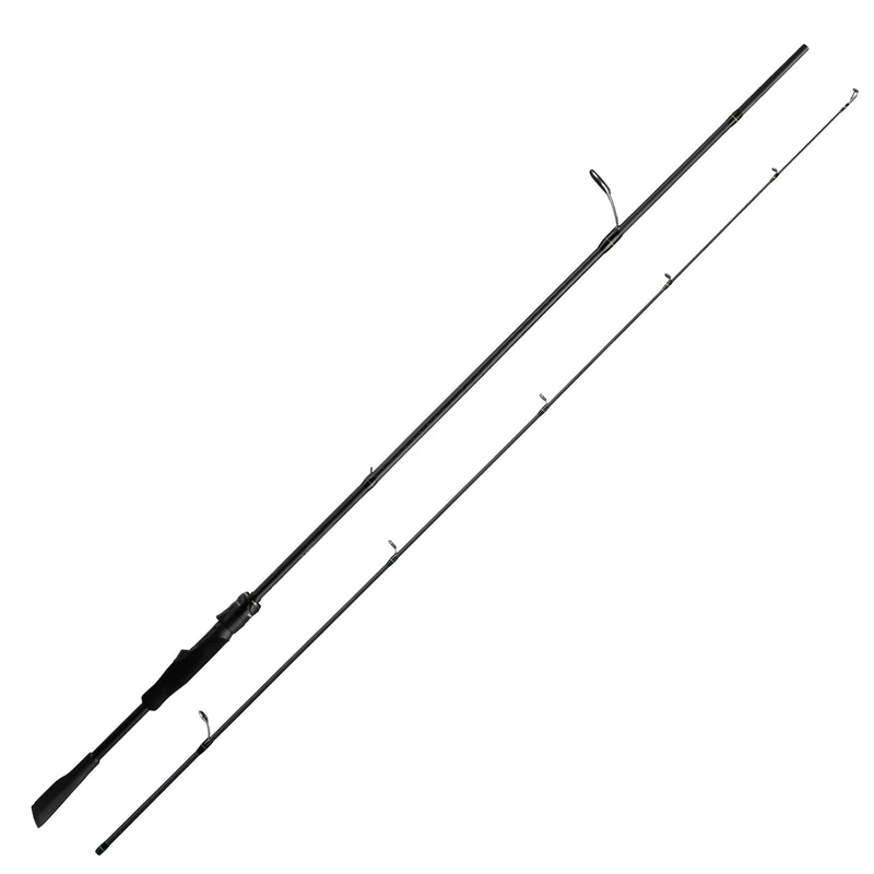 M1 One Piece Fishing Rod，Two Pieces Fishing Rods, Spinning Rods and Casting Fishing Rods, Fuji O+A-Ring Guides, 24 Ton Carbon Fiber 1PC and 2PCS Ultralight Spinning Fishing Rods for Bass, Trout - Image 1