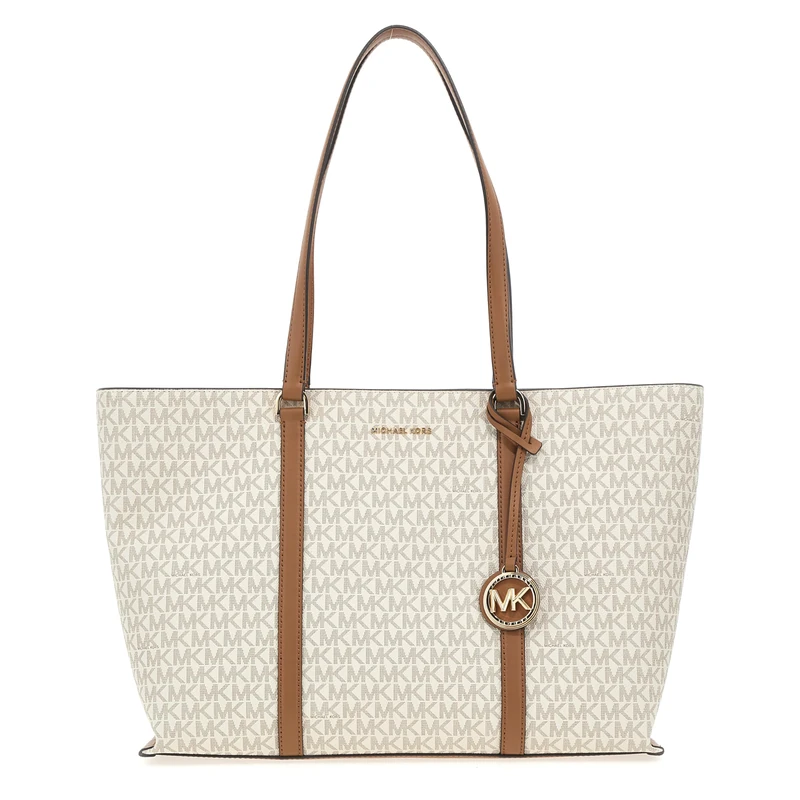 Michael Kors 30R4G1LT3B-149 LG TOTE - Vanilla/Acorn