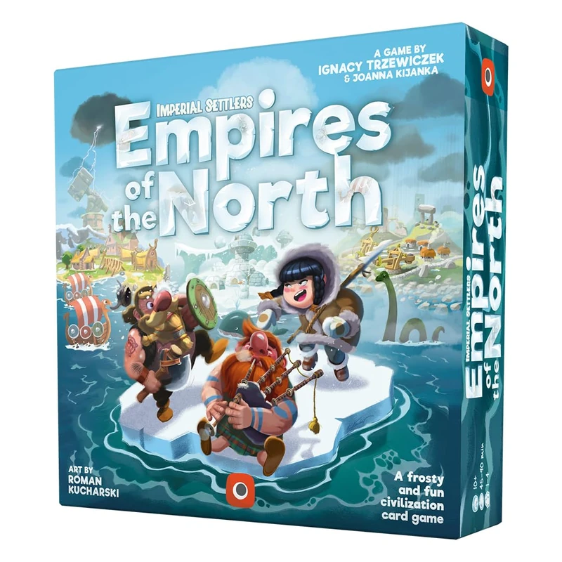 Portal Games | Imperial Settlers Empires of the North | Standalone Strategy Board Game, Asymmetric Factions, Engine-Building Card Game | 1–4 Players | 45–90 Minutes - Image 1
