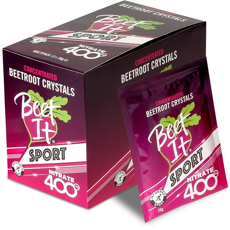 Beet It Sport Nitrate 400 Crystals 20g Sachet (Pack of 12)