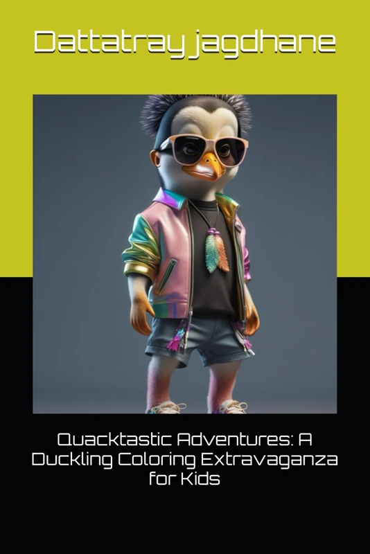 Quacktastic Adventures: A Duckling Coloring Extravaganza for Kids
