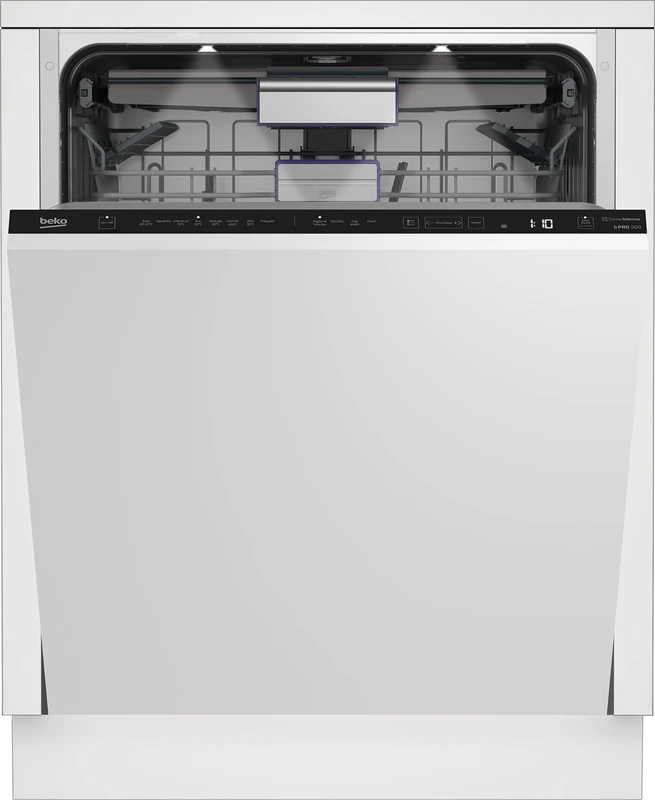 Beko BDIN38560CF Fully Integrated Standard Dishwasher - Black Control Panel with Fixed Door Fixing Kit - A Rated