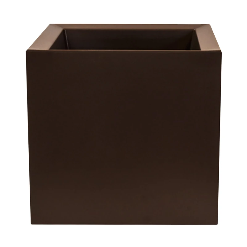 WELL HOME MOBILIARIO & DECORACIÓN Cube Dan-i Flower Pot Model Bronze, (95L) EU