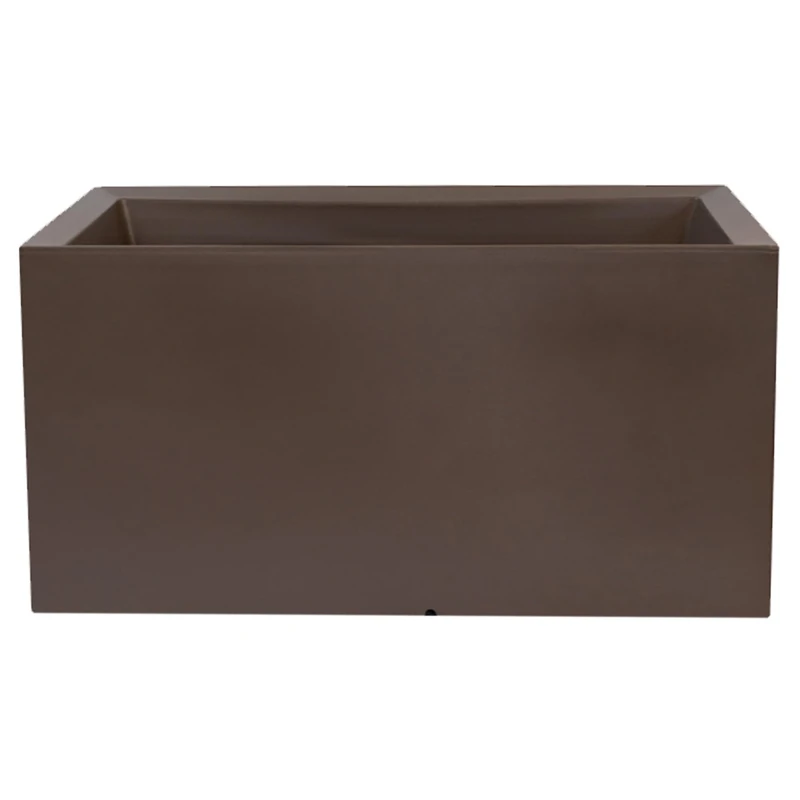 WELL HOME MOBILIARIO & DECORACIÓN Rodr-i Planter 100 x 45 cm Taupe, Polyethylene (PE)