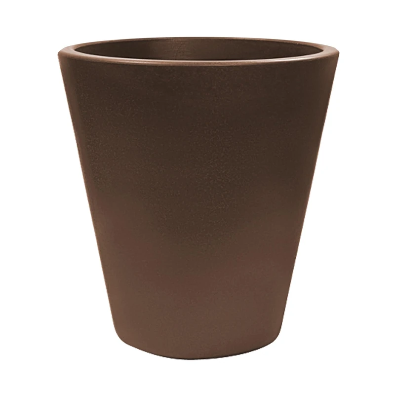 WELL HOME MOBILIARIO & DECORACIÓN Corsa Flower Pot Diameter 50 cm Brown, Taupe