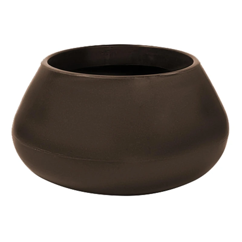 WELL HOME MOBILIARIO & DECORACIÓN Meriva Flower Pot Diameter 52 x 30 cm Bronze, Polyethylene (PE)