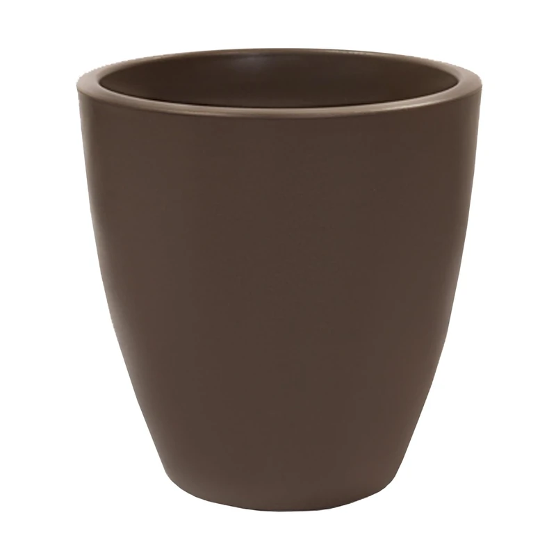 WELL HOME MOBILIARIO & DECORACIÓN Accord Flower Pot Diameter 50 cm Taupe, Polyethylene (PE), Ø50