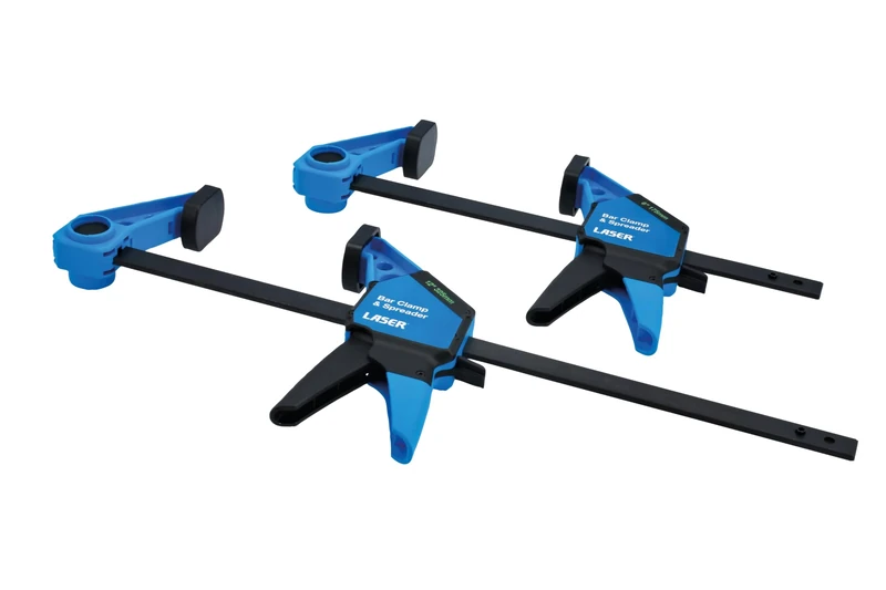 Laser 8817 One-Handed Bar Clamp & Spreader Set