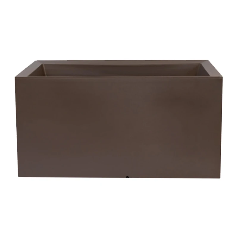 WELL HOME MOBILIARIO & DECORACIÓN Rodr-i Planter 70 x 30 cm Taupe, Polyethylene (PE), 70x30