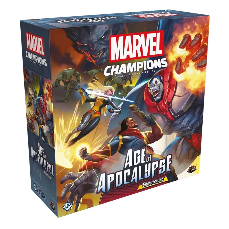 Fantasy Flight Games, Marvel Champions: LCG - Age of Apocalypse, Campaign Expansion, Expert Game, Card Game, 1-4 Players, Ages 12+, 30 Minutes per Player, German