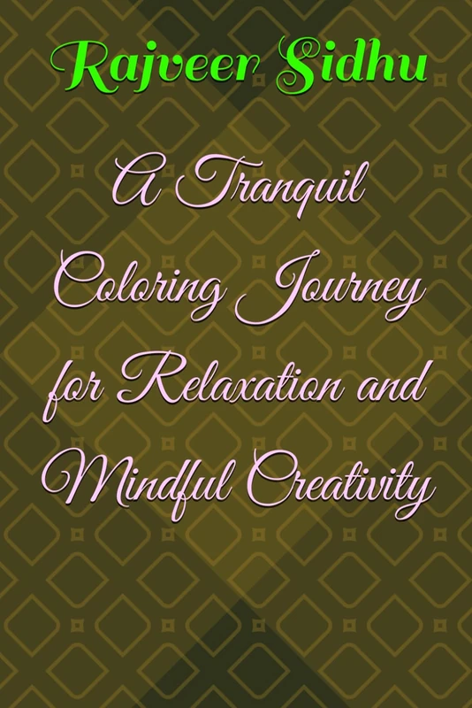 A Tranquil Coloring Journey for Relaxation and Mindful Creativity