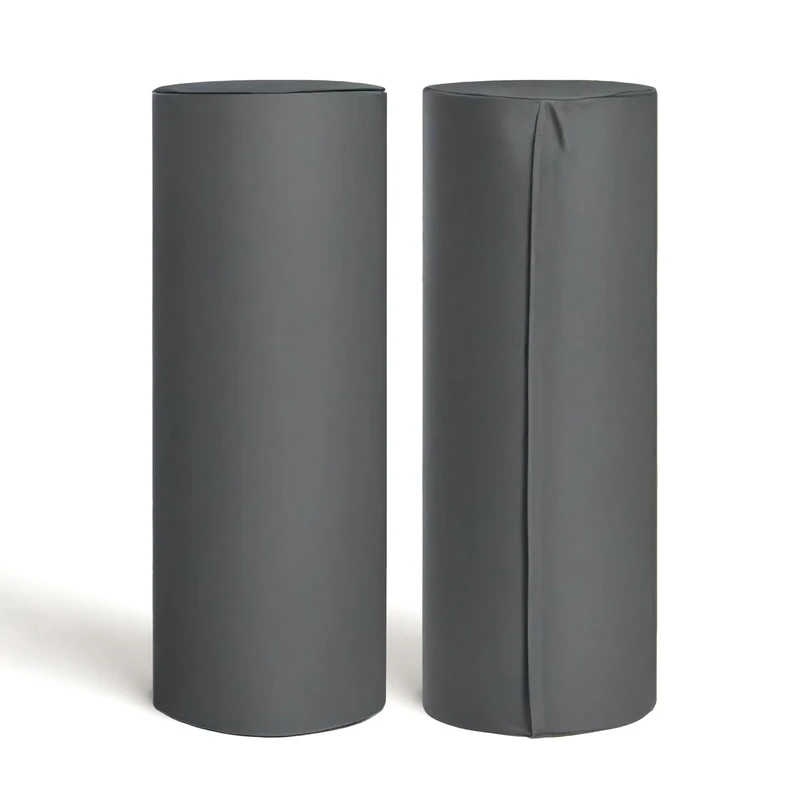 ProductPro 2 x 47kg Gas Bottle Covers Waterproof H130 x W37.5cm (Grey)