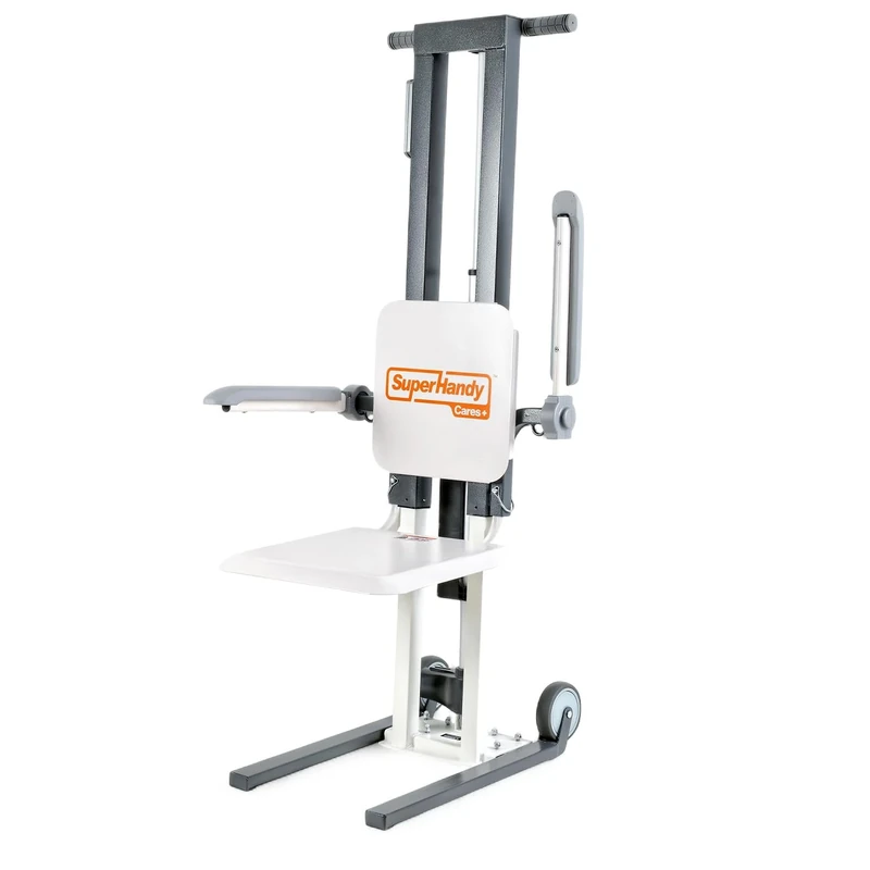 SuperHandy GoRise FS Electric Floor to Stand Lift for Seniors and People with Disabilities - 227 Kg Capacity, Standing Assistance, Portable, Adjustable, Ergonomic, Easy Storage [Patent Pending]