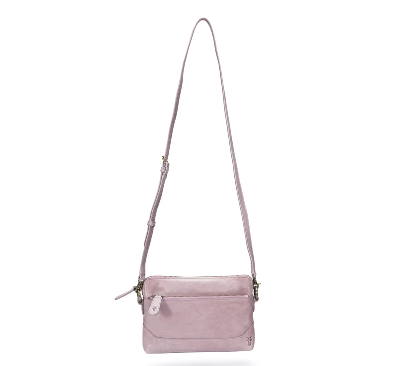 FRYE Women's Melissa Snap Card Wallet Crossbody, Orchid, One Size