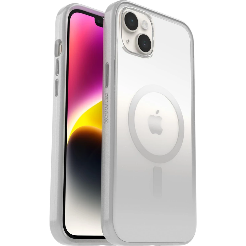 OtterBox Clear Case Series with MagSafe for iPhone 14 Plus, Shockproof, Drop Proof, Ultra-Slim, Protective Case, 2x Tested to Military Standard, Gallant
