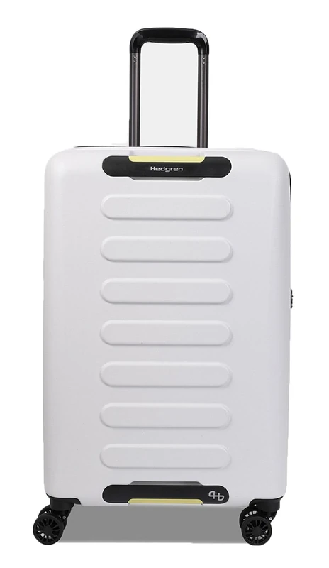 Hedgren Grip Spinner Medium Size, Vaporous Grey, Checked 26 Inch, 26 Inch/65 CM Expandable Spinner