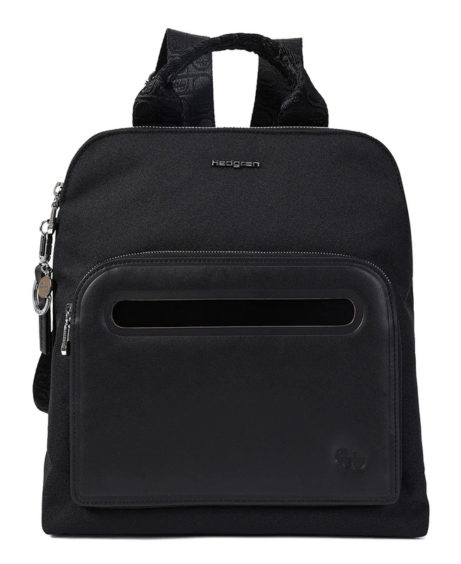 Hedgren Unisex's Latte Backpack M 14" + RFID, Black, One Size