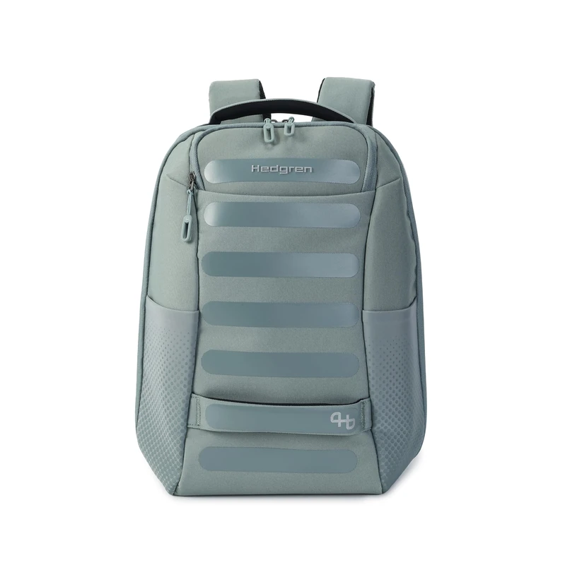 Hedgren Handle M Backpack M 14" + RFID, Grey - Green, UNICA