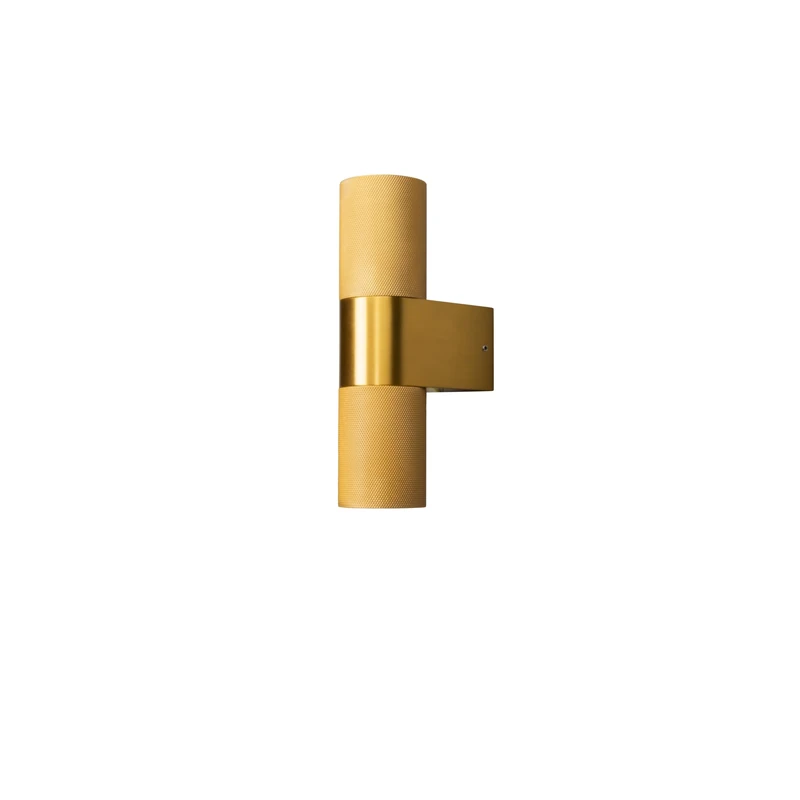 Konstsmide Up Down Outdoor Wall Light Temi Gold